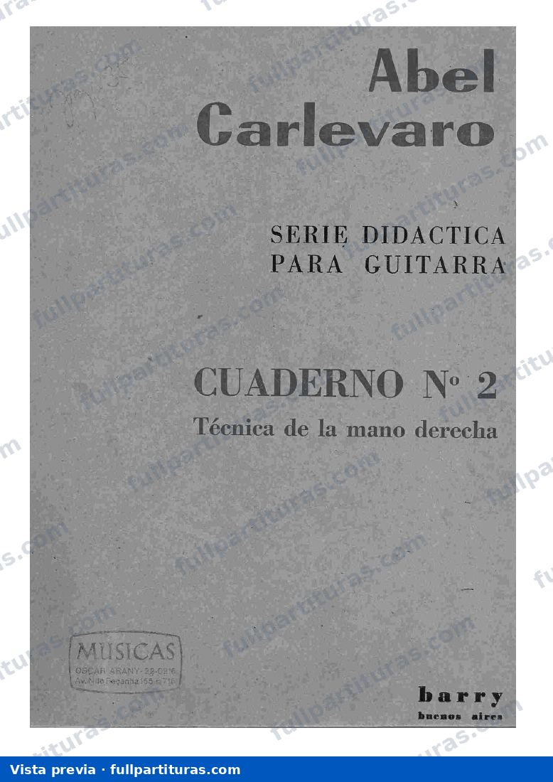 Cuaderno Nº 2 (método para guitarra) — vista previa