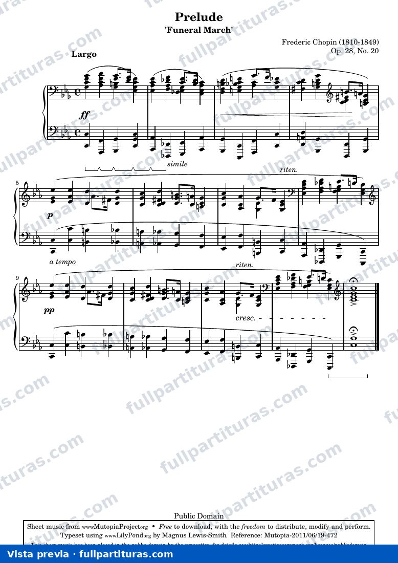 Preludio Op. 28, No. 20 — preview