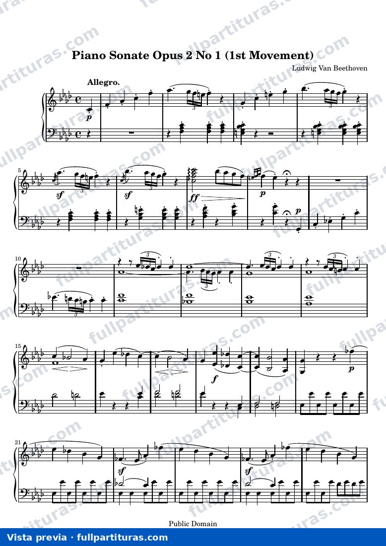 Sonata No. 1 (1st Movement: Allegro) — preview