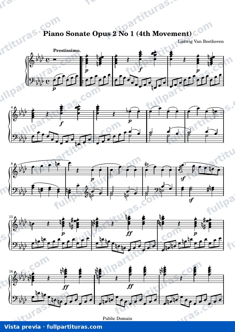 Sonata No. 1 (4.º movimiento: Prestissimo) — preview