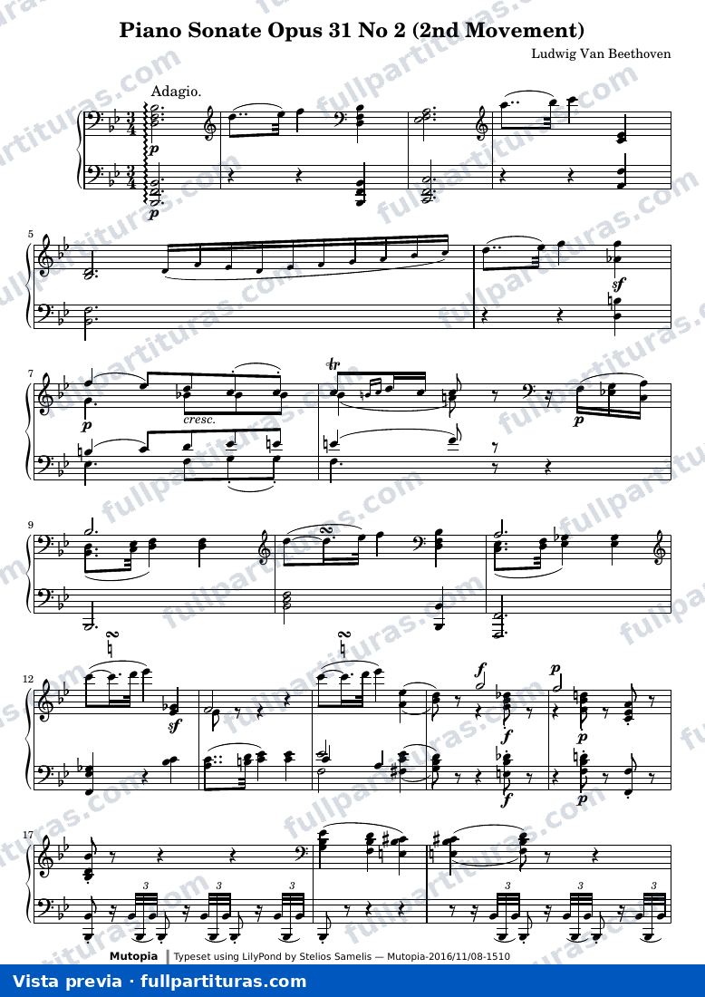 Sonata No. 17, 2.º Movimiento: Adagio — preview