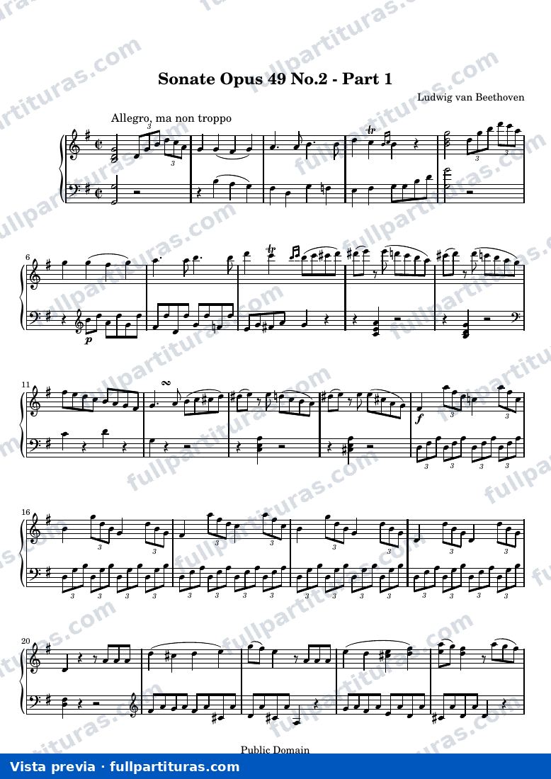 Sonata No. 20 (1er Movimiento: Allegro, ma non troppo) — preview