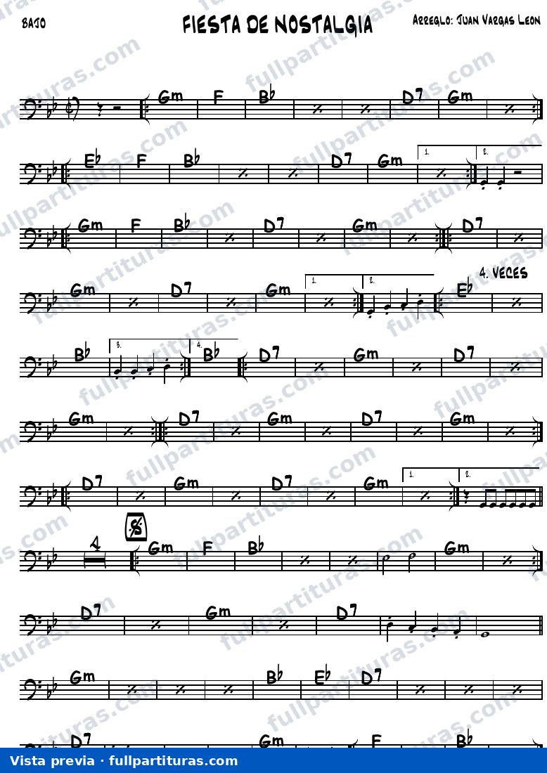 Fiesta de la nostalgia — preview