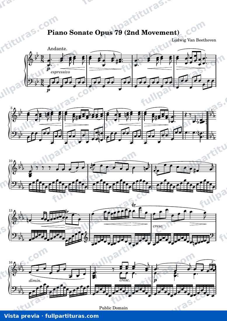 Sonata No. 25, 2.º movimiento: Andante — preview