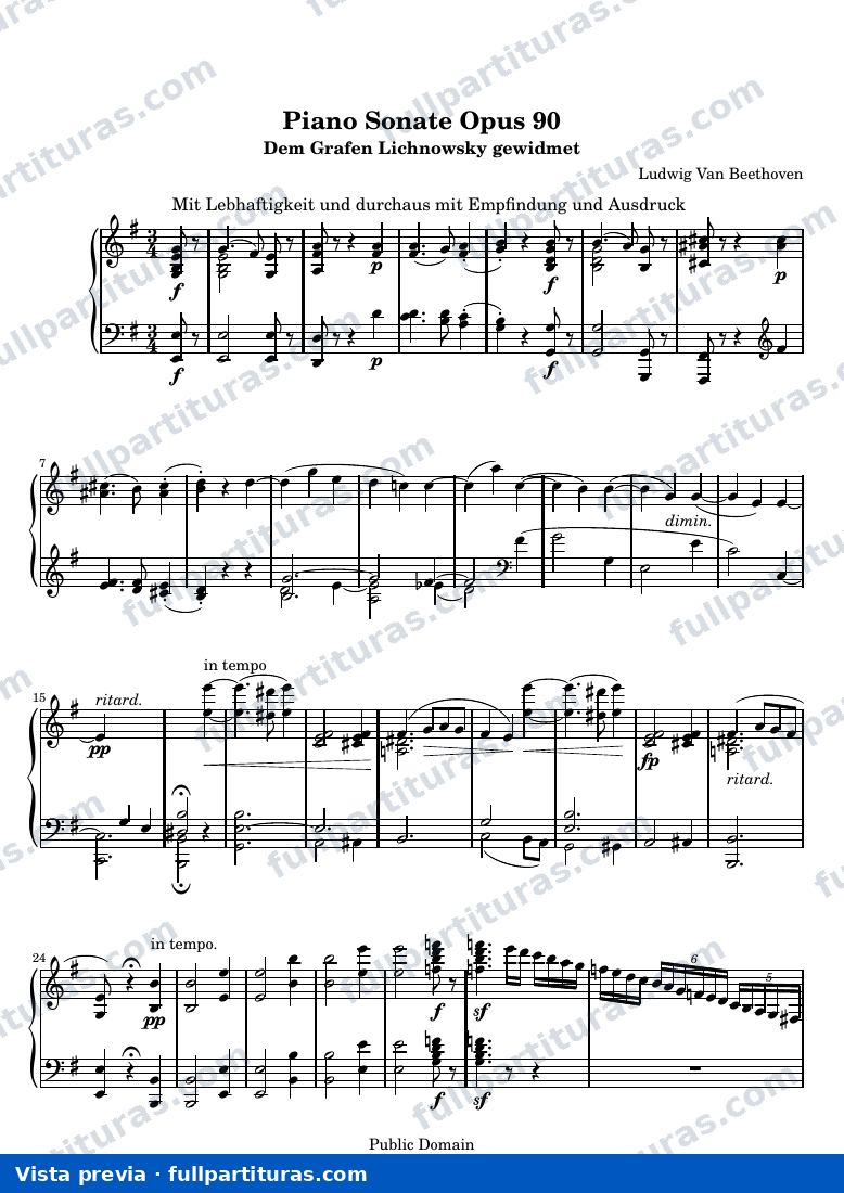 Sonata n.º 27, primer movimiento (Mit Lebhaftigkeit) — preview