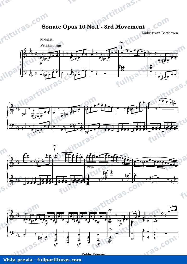 Sonata n.º 5 (3.er movimiento: Prestissimo) — preview