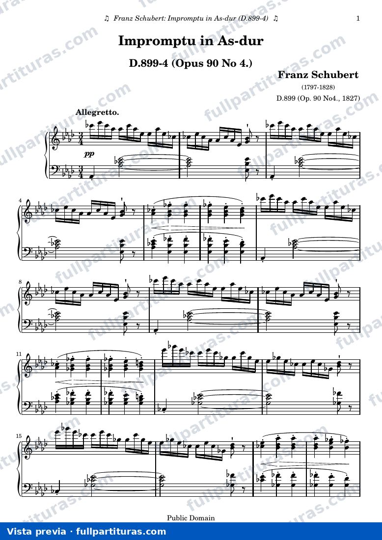 Impromptu en la bemol mayor (Piano Solo) — preview