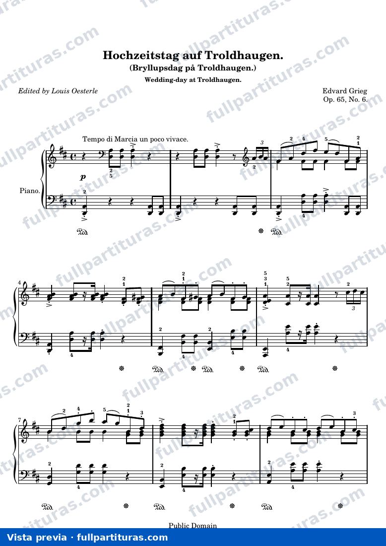 Wedding-day at Troldhaugen — preview