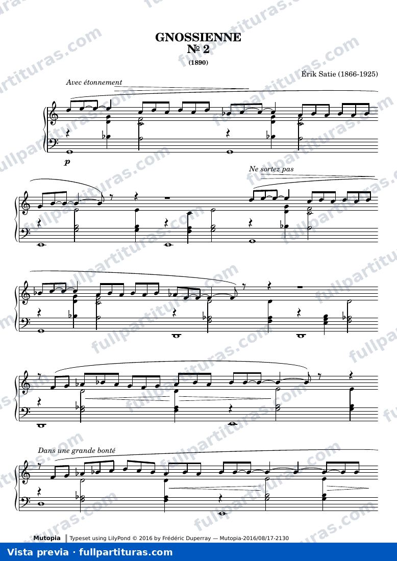 Gnossienne No. 2 — preview