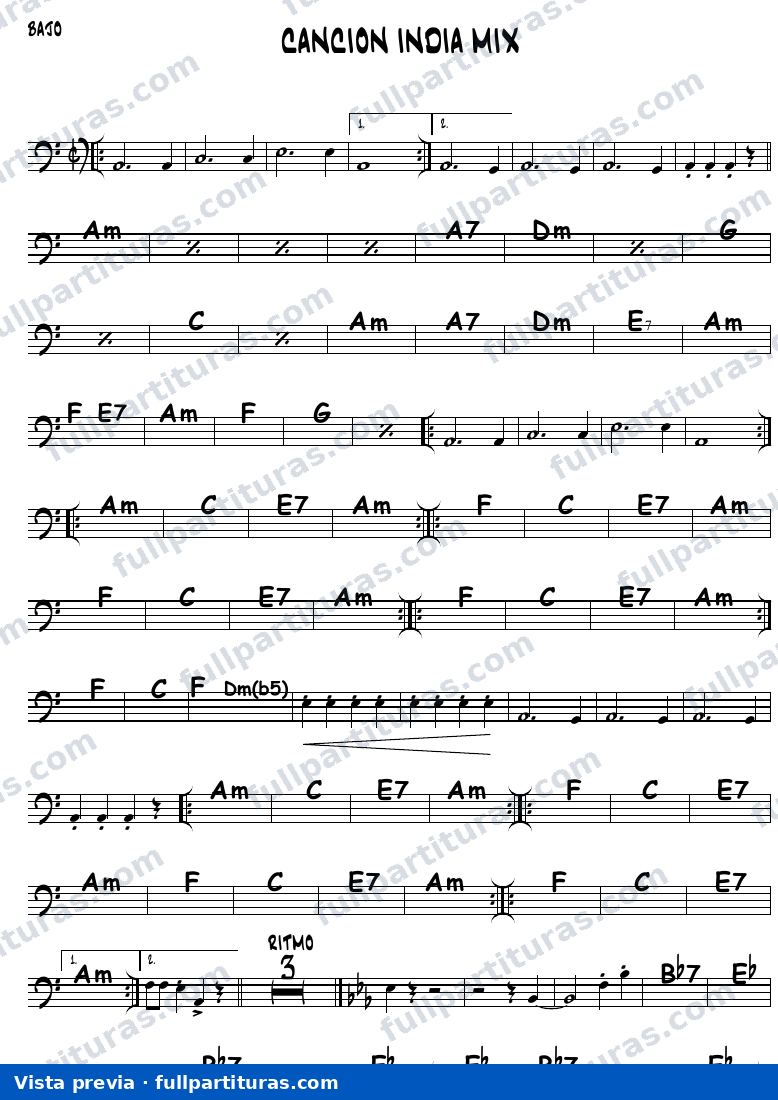 Canción India — vista previa