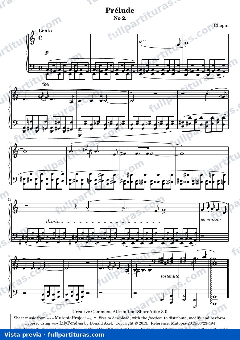 Preludio Op. 28, No. 2 — preview