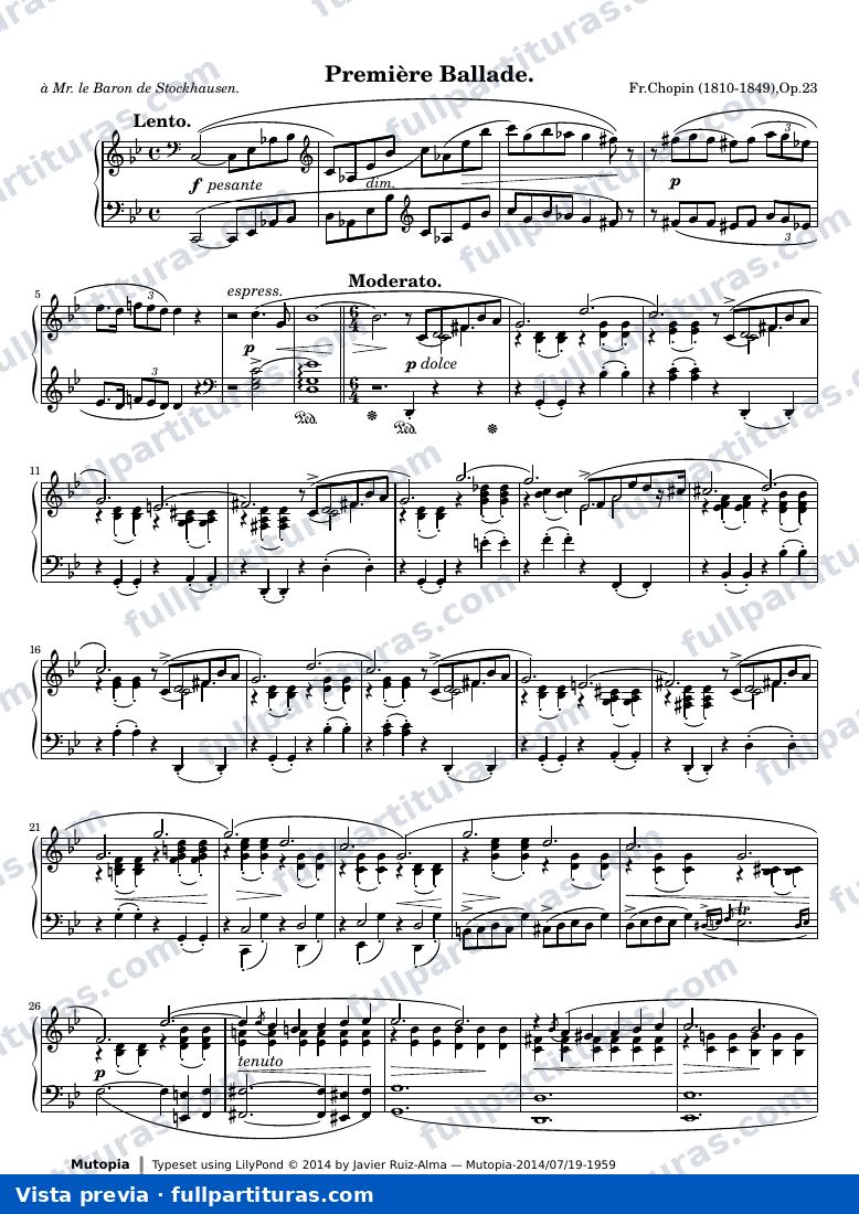 Première Ballade — preview