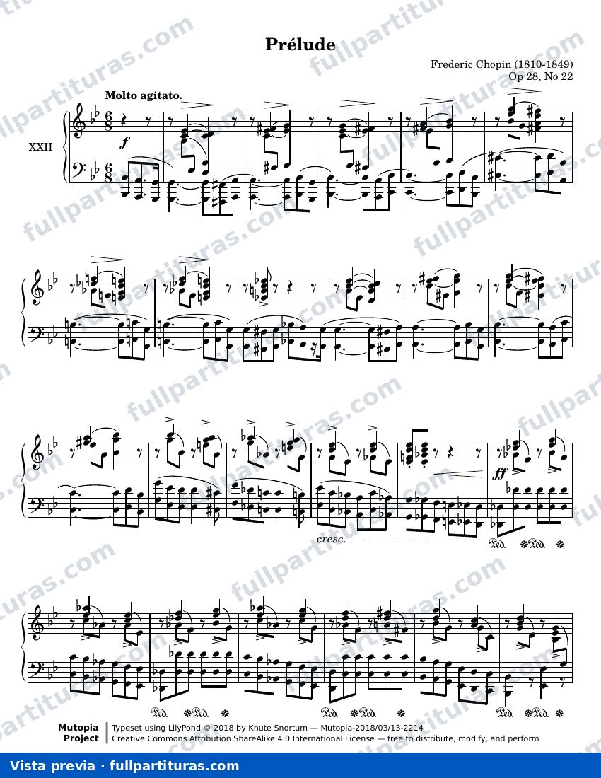 Preludio Op. 28 No. 22 — preview