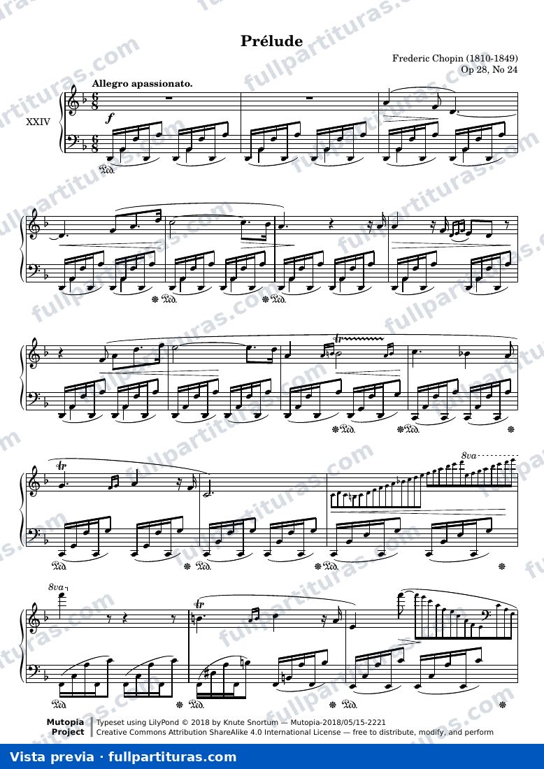 Prélude Op. 28 No. 24 — preview