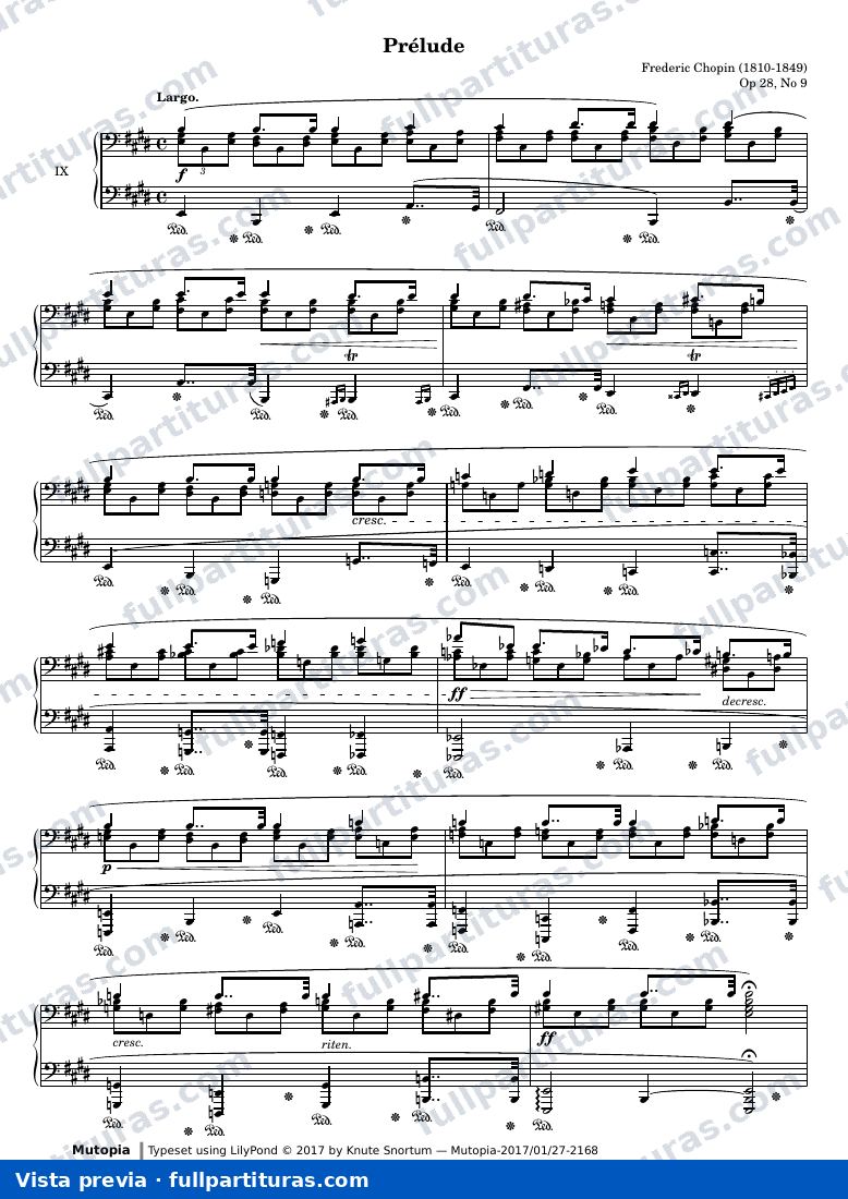 Prelude Op. 28 No. 9 — preview