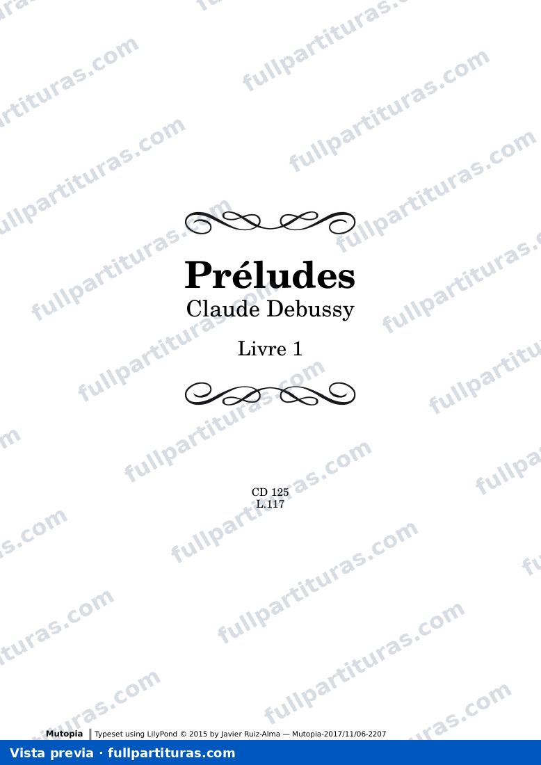 Preludios, Libro 1 — preview