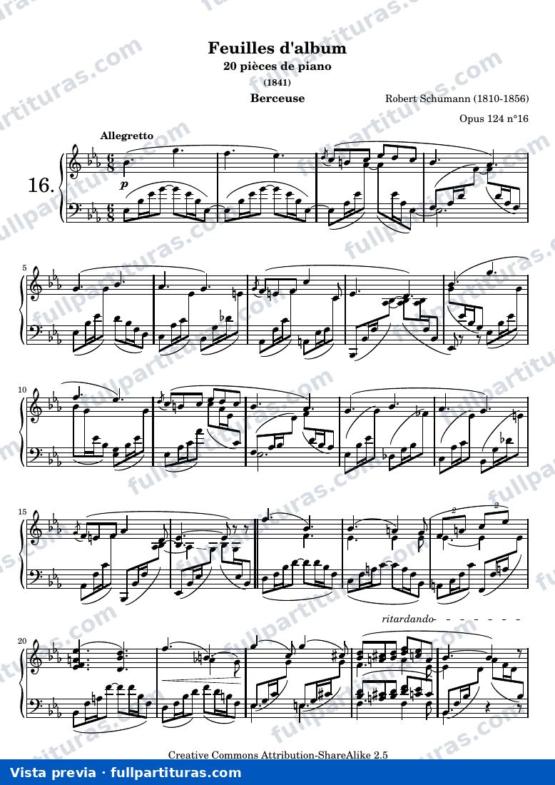 Feuilles d'album, Op. 58, No. 16 — preview