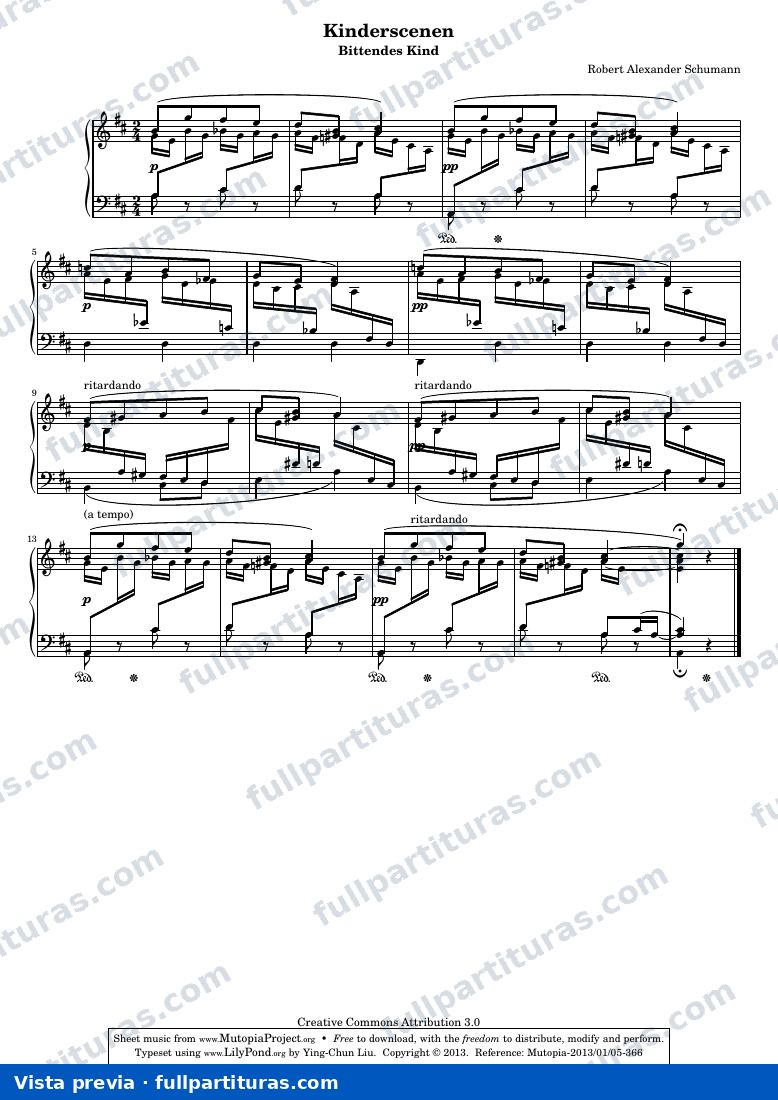 Kinderszenen, Op. 15: Bittendes Kind — preview