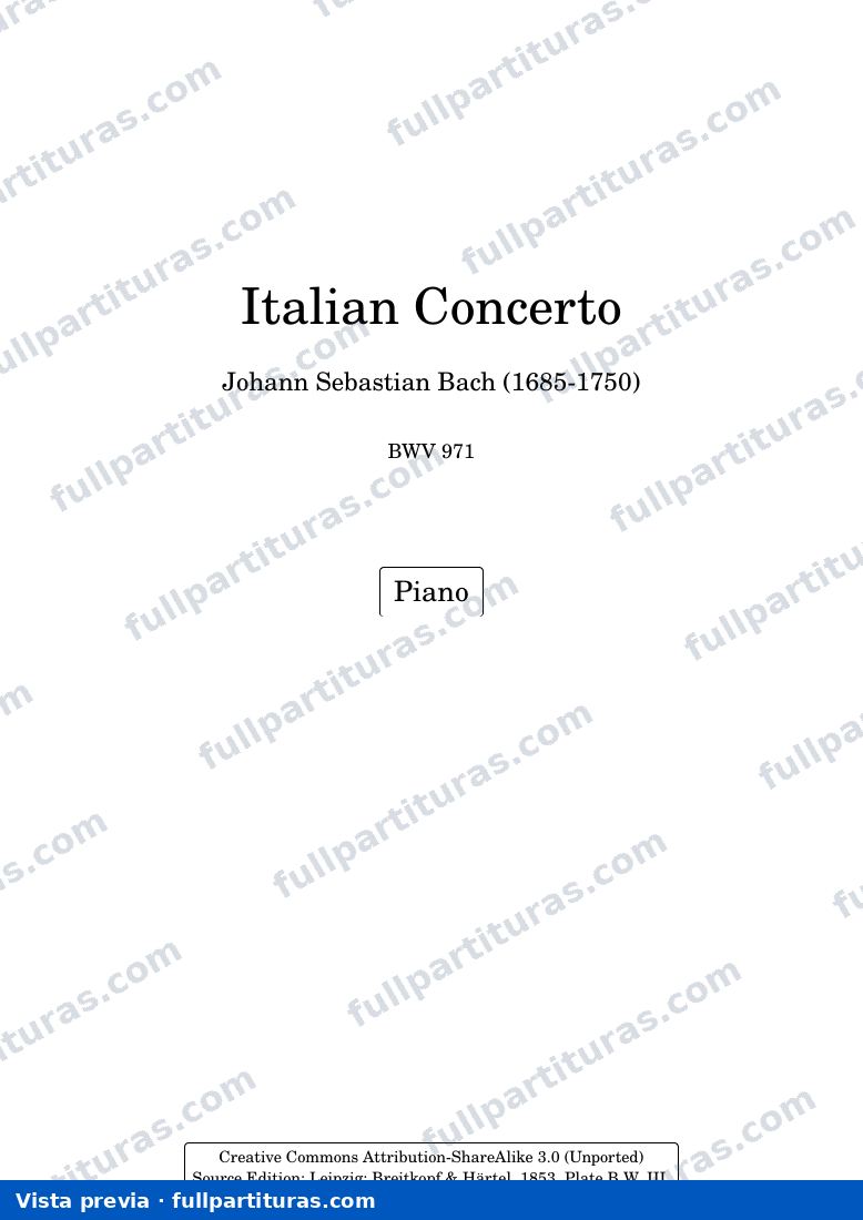 Concierto italiano — preview