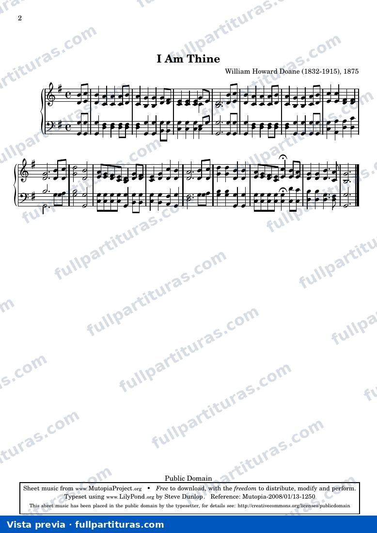 I Am Thine — preview