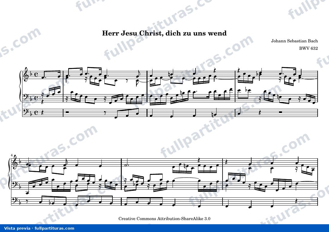 Herr Jesu Christ, dich zu uns wend — preview