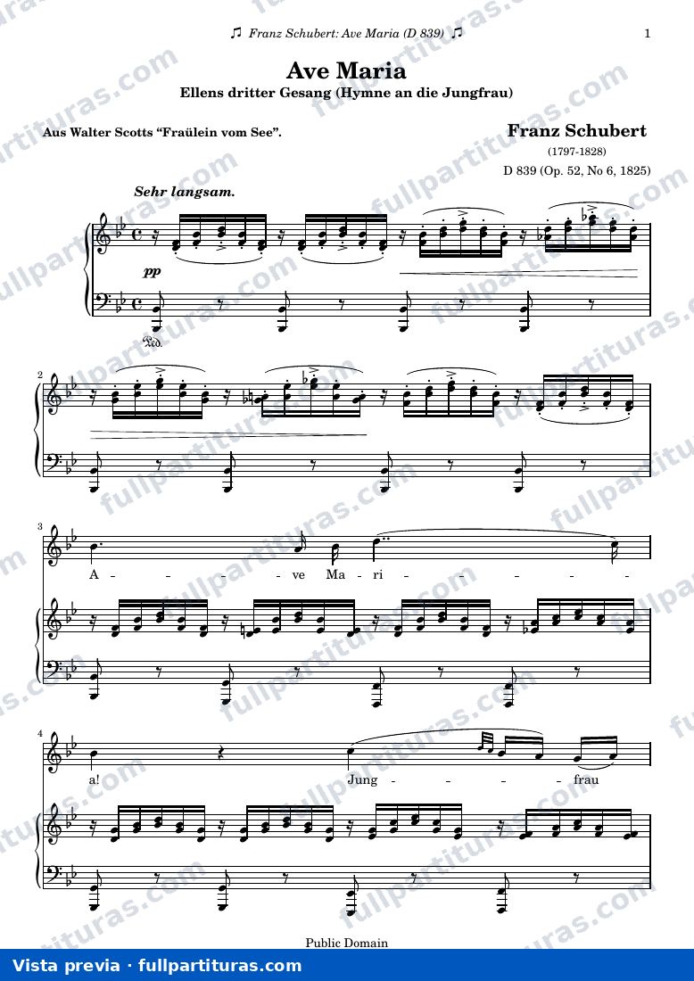 Ave María (Ellens dritter Gesang) — preview