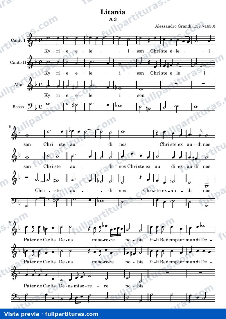Achille Grandi - Litania — preview