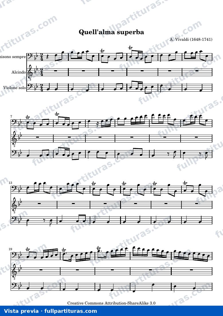 Antonio Vivaldi - Concerto in D Minor for Viola d'amore and Lute — preview