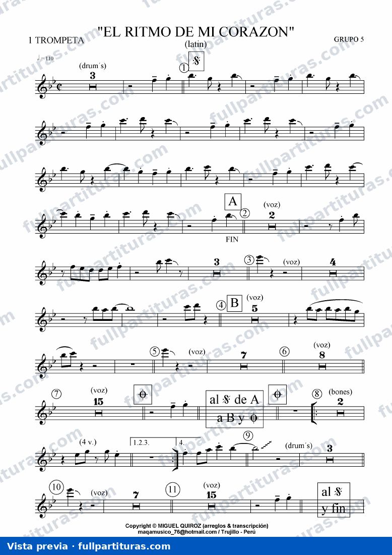 Ritmo de mi corazón — vista previa