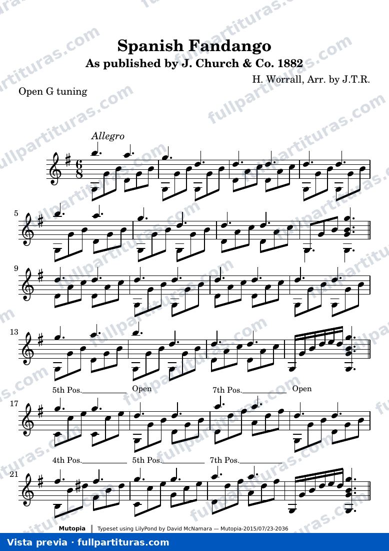 Henry Worrall - Spanish Fandango — preview