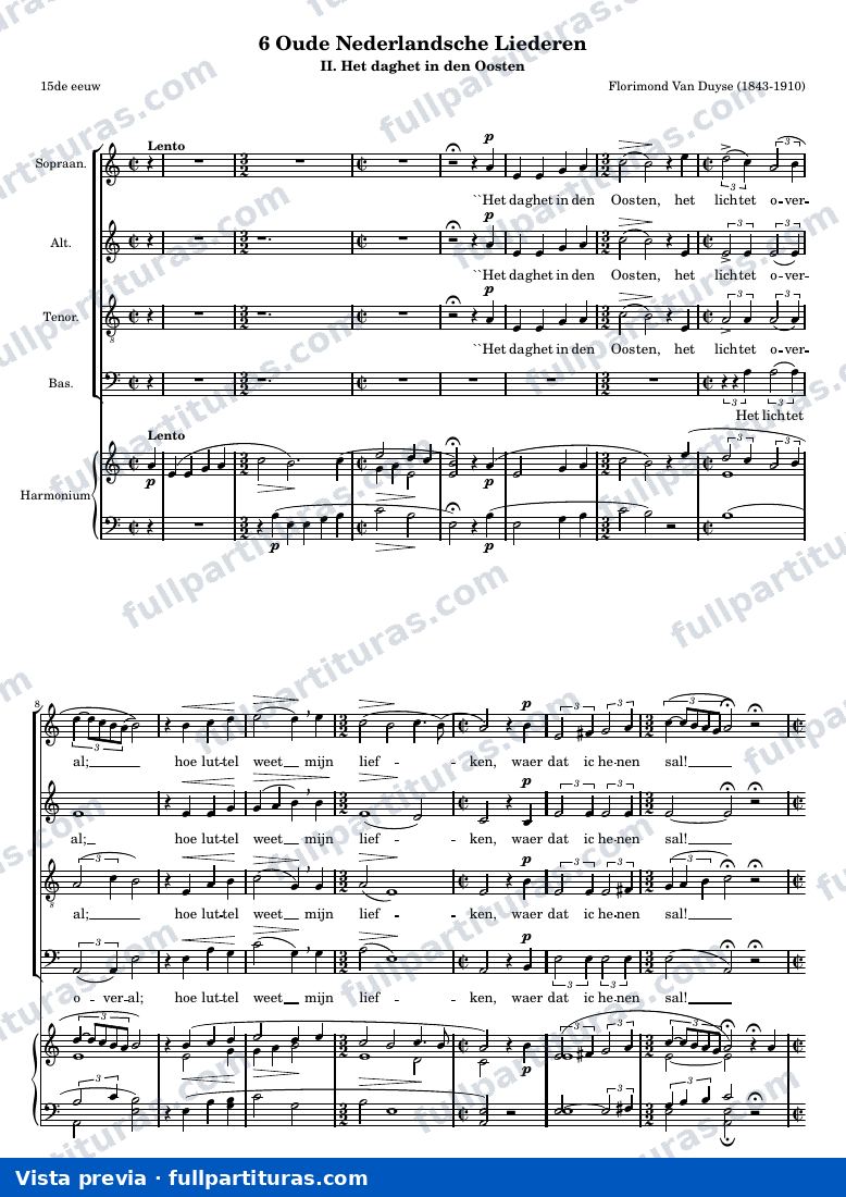 Flor Van Duyse - Het daghet in den Oosten — preview