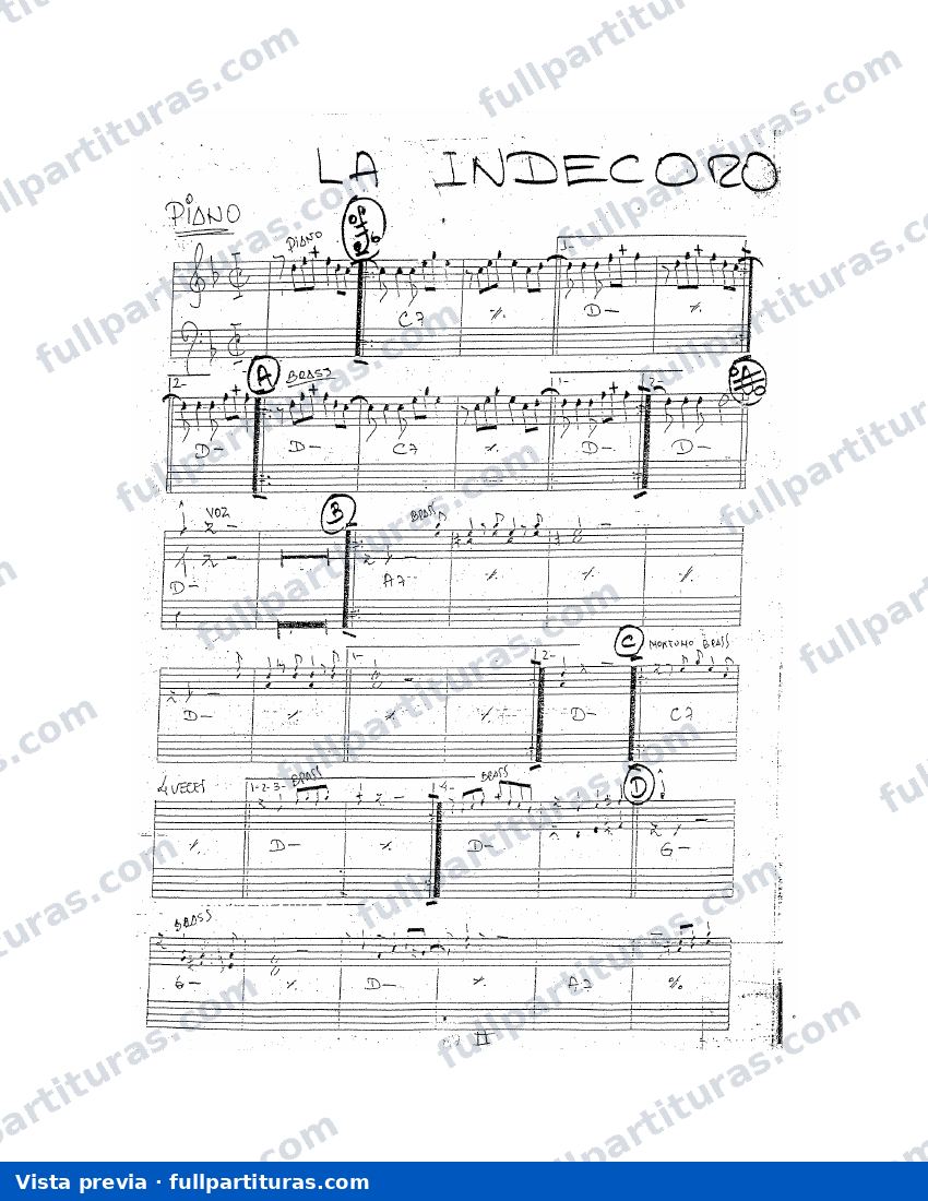 La indecorosa — vista previa
