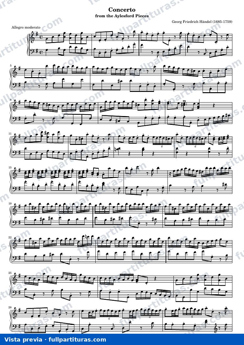 Georg Friedrich Händel - Concerto — preview