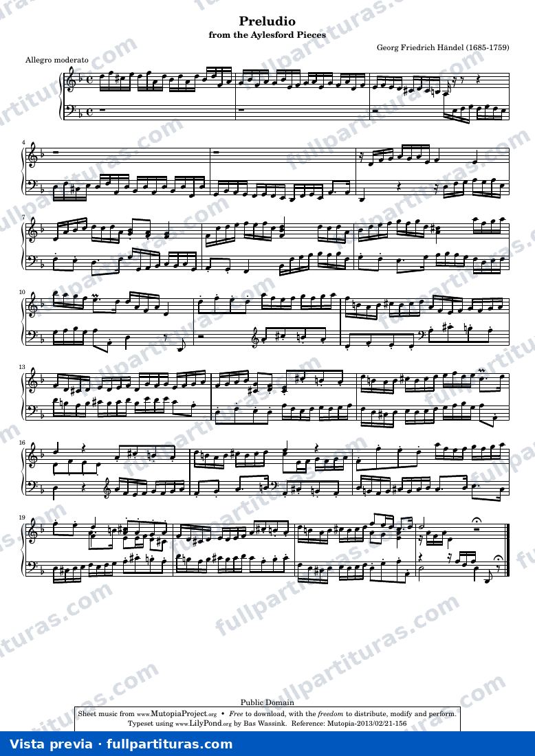 Georg Friedrich Händel - Preludio — preview