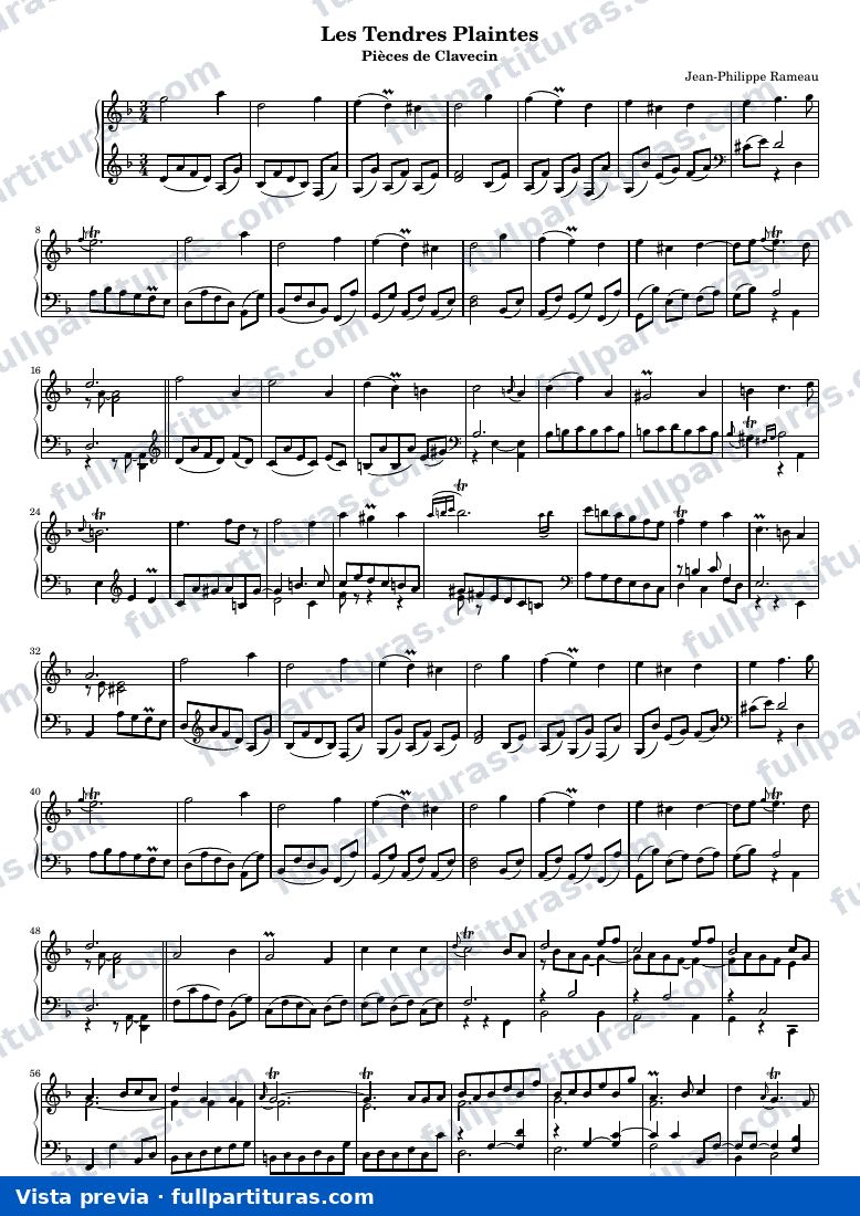 Jean-Philippe Rameau - Les Tendres Plaintes — preview