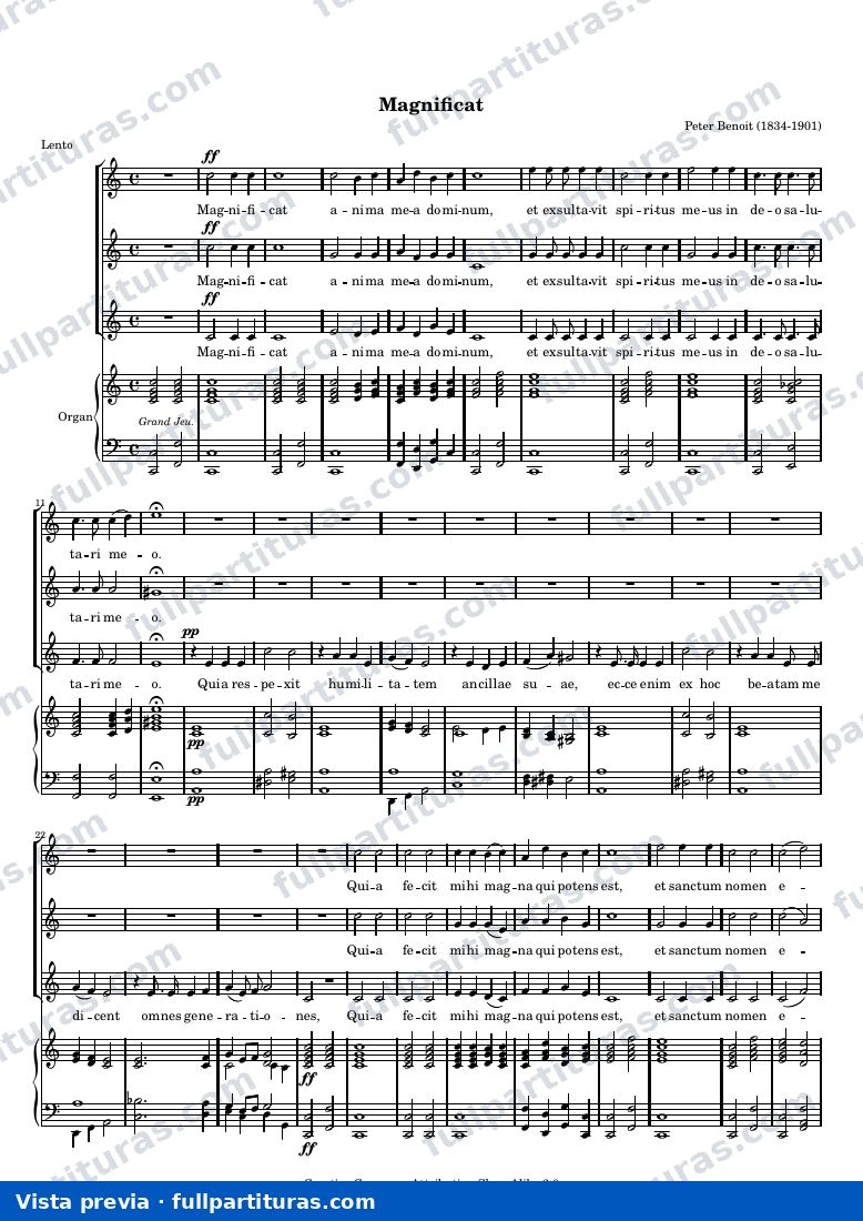 Pierre Benoit - Magnificat — preview