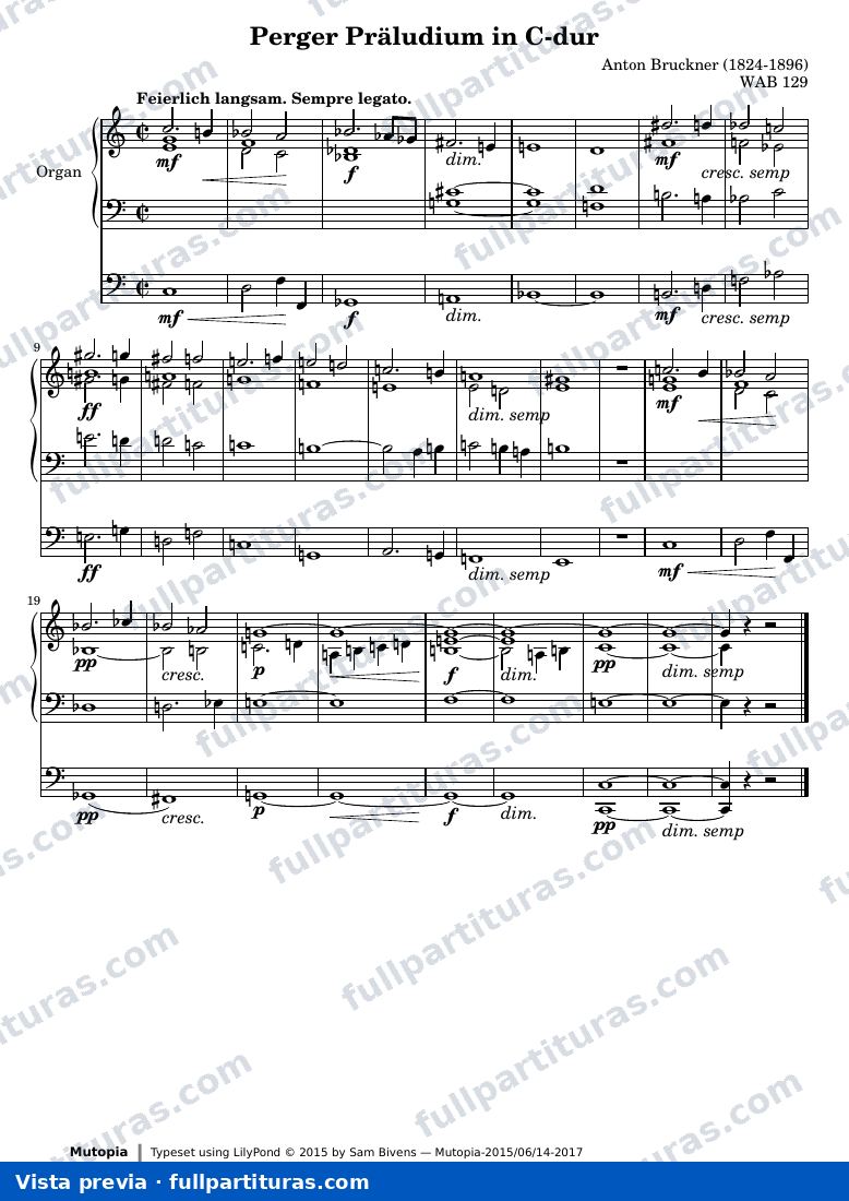 Anton Bruckner - Prelude in C Major — preview