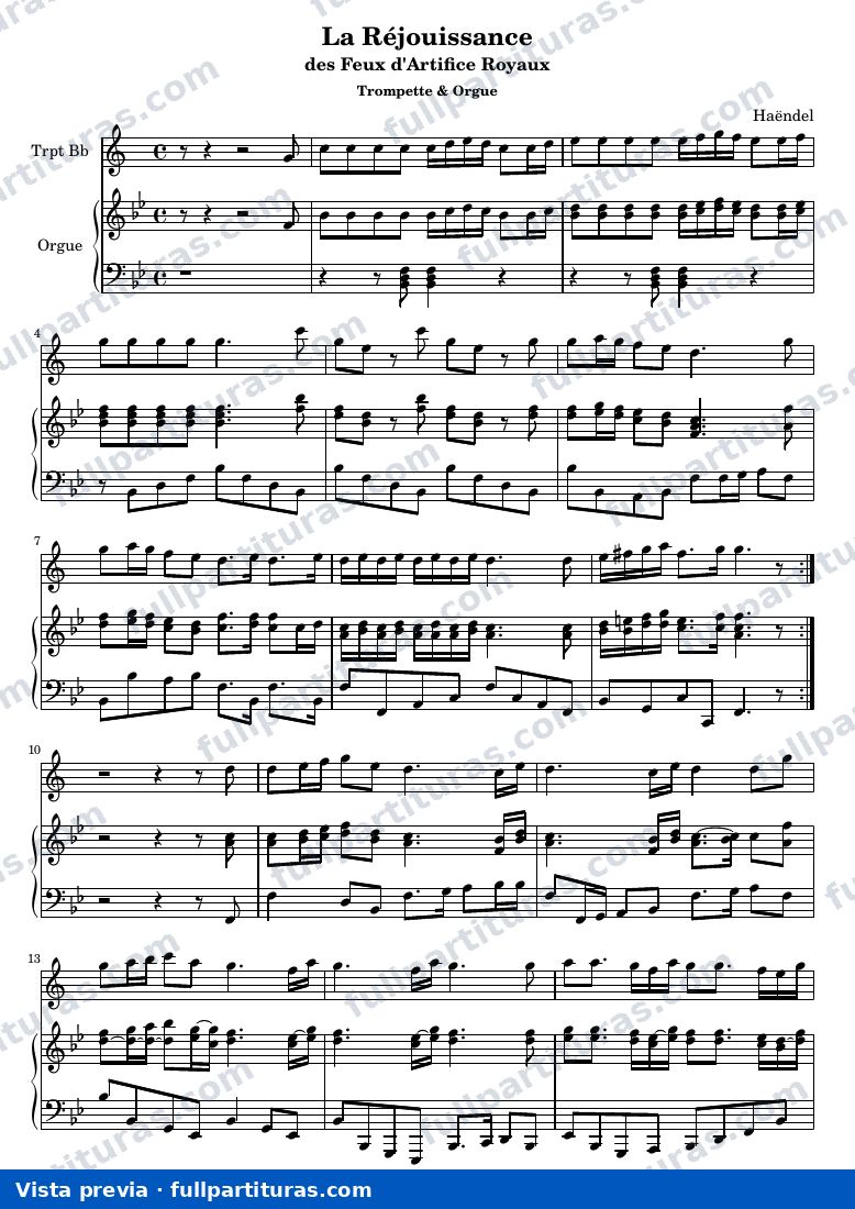 Georg Friedrich Händel - La Réjouissance — preview