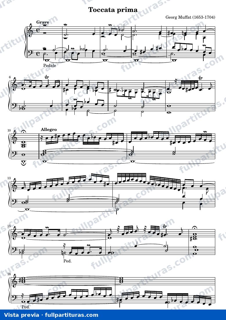 Georg Muffat - Toccata prima — preview