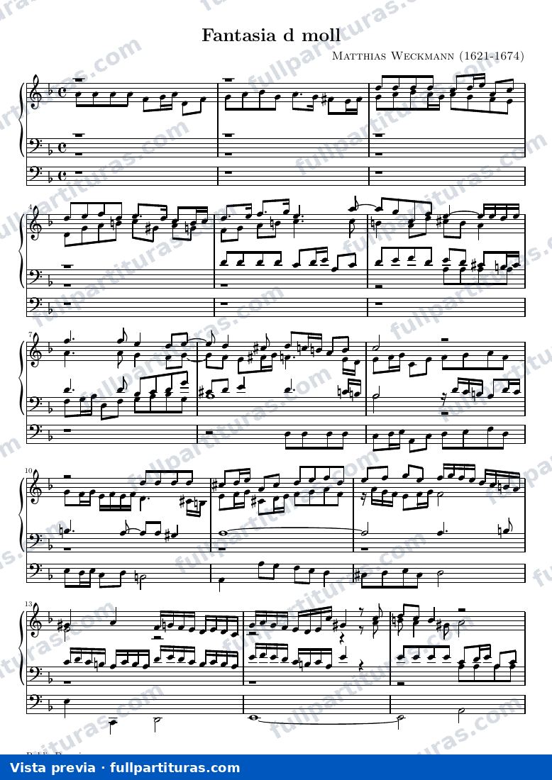 Matthias Weckmann - Fantasia in d moll — preview