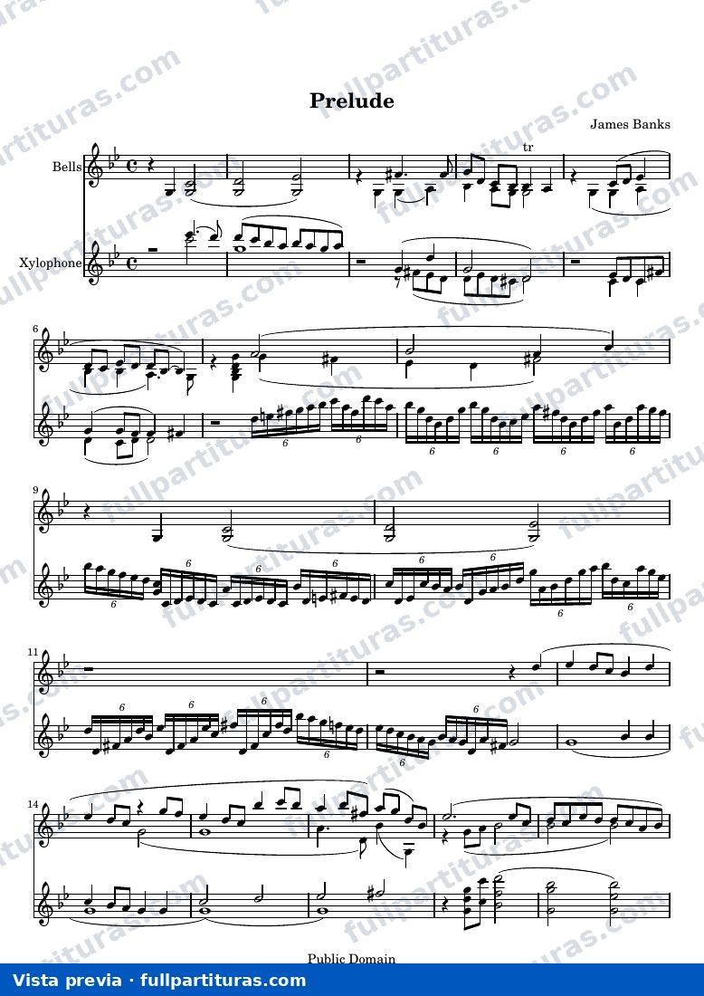 J. K. Banks - Prelude in G minor — vista previa