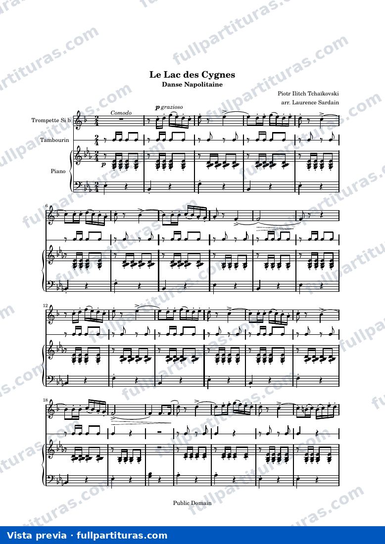 Pyotr Ilyich Tchaikovsky - Napolitan Dance from Swan Lake — preview