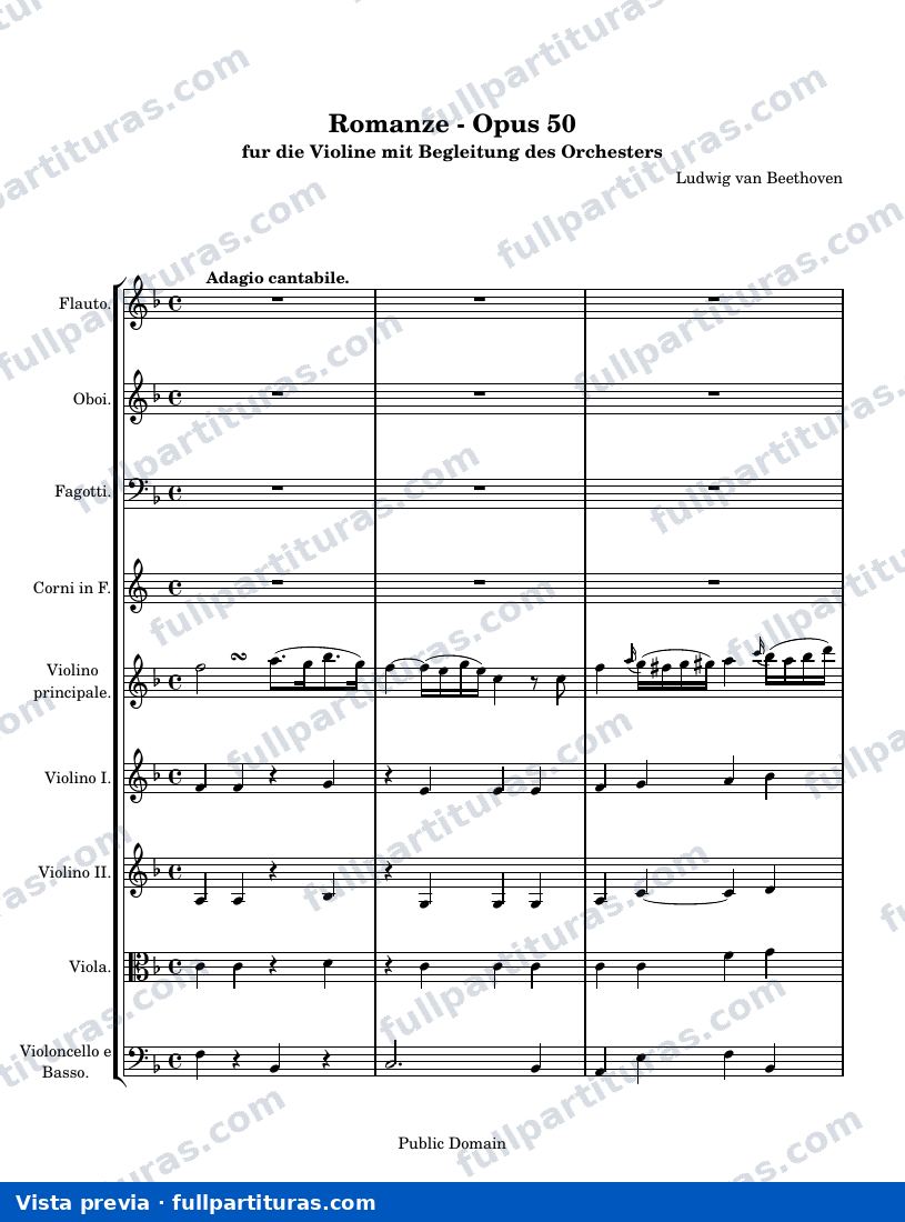 Ludwig van Beethoven - Romanze — preview