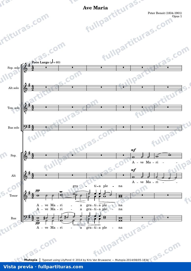 Pierre-Léopold Benoit - Ave Maria — Vorschau