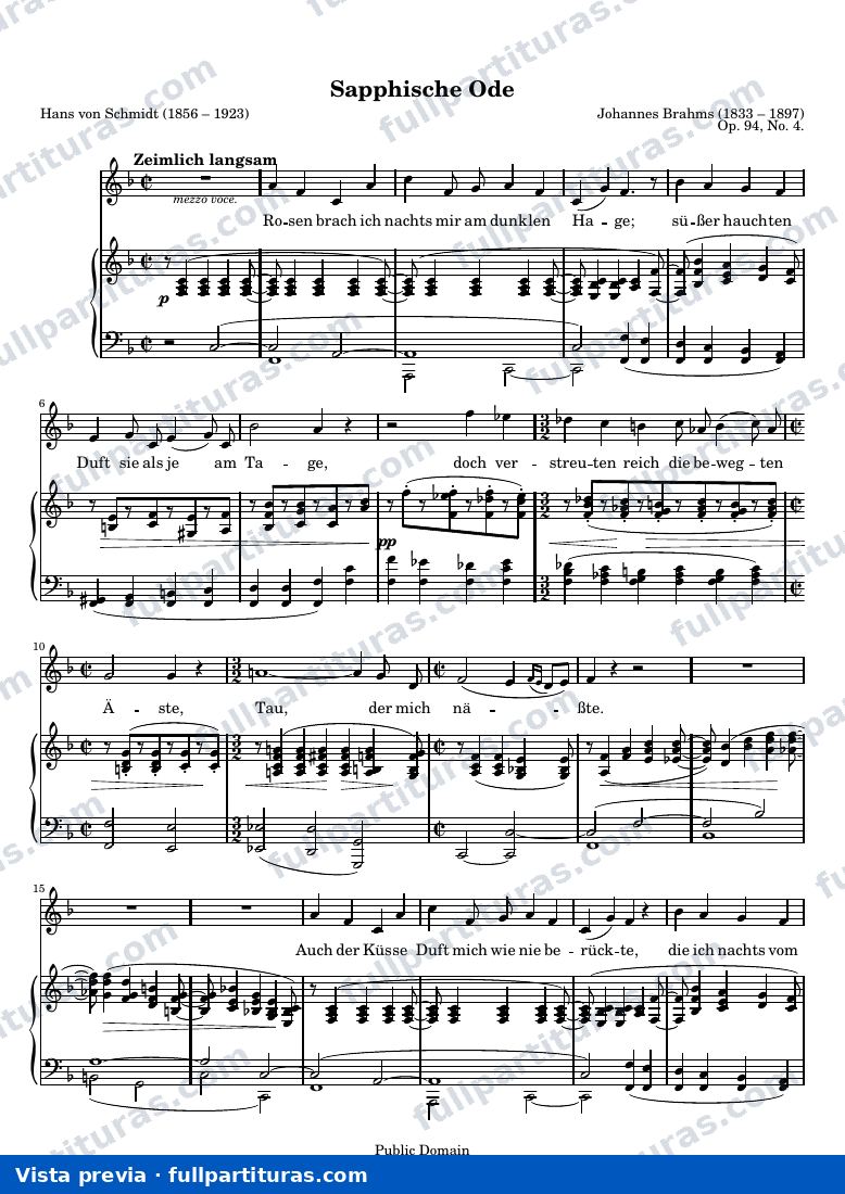 Johannes Brahms - Wiegenlied — preview