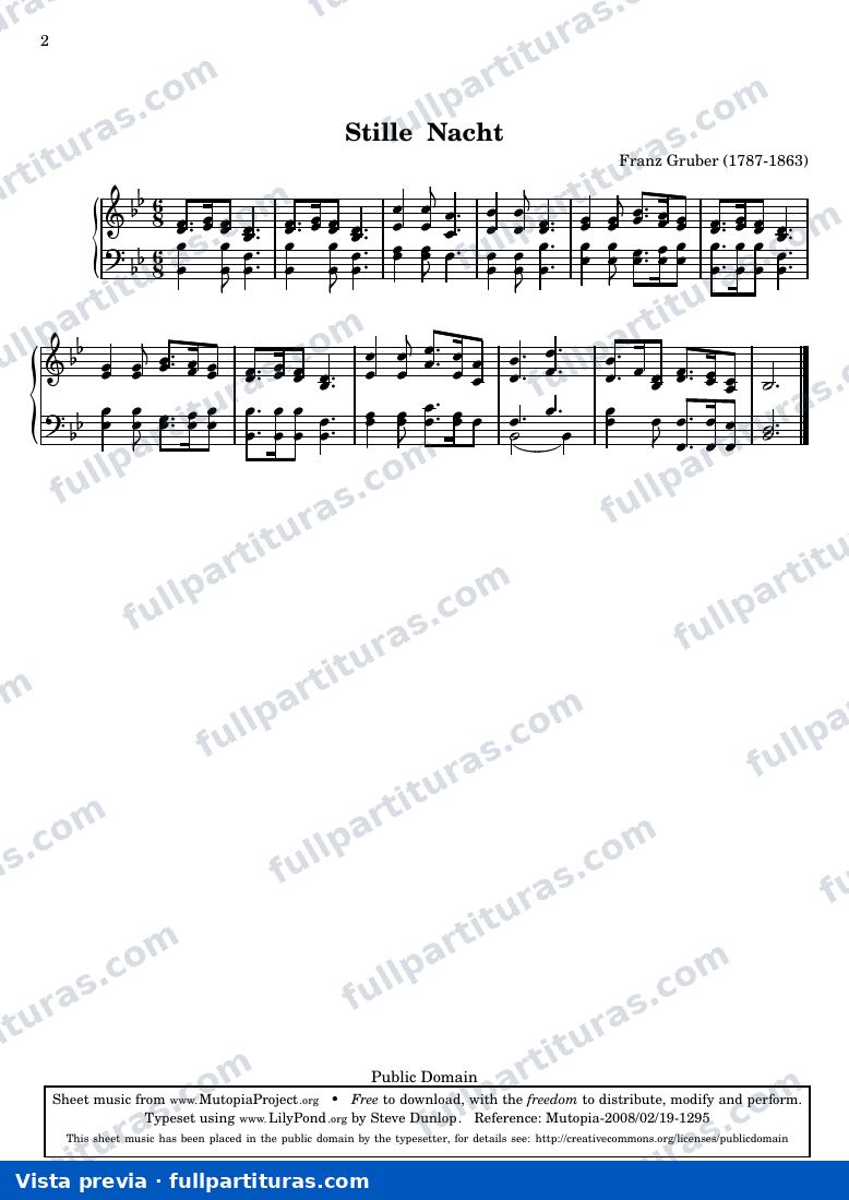 Franz Xaver Gruber - Stille Nacht — preview