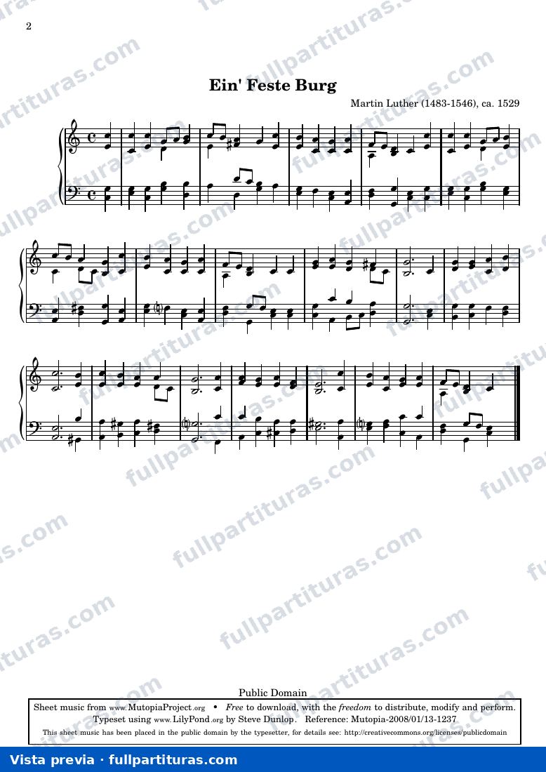 Martin Luther - Ein' Feste Burg — preview