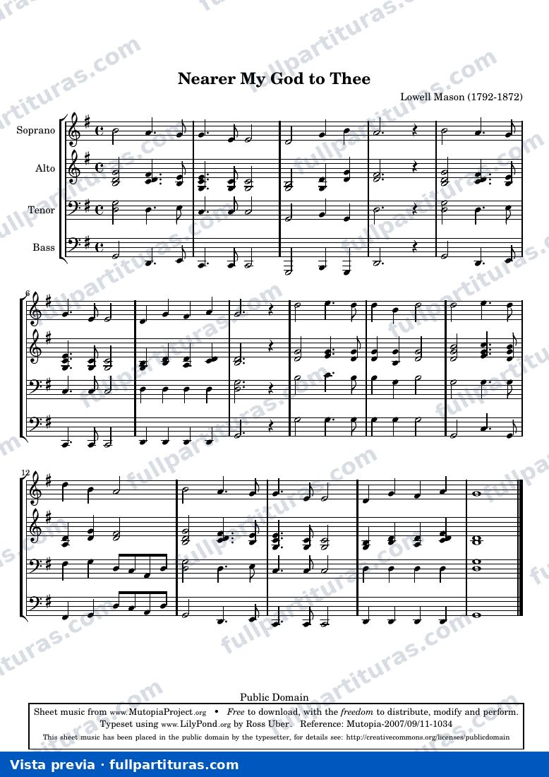 Lowell Mason - Nearer My God to Thee — vista previa