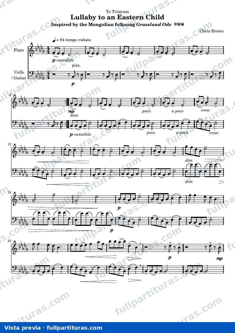 C. J. Brown - Lullaby to an Eastern Child — preview