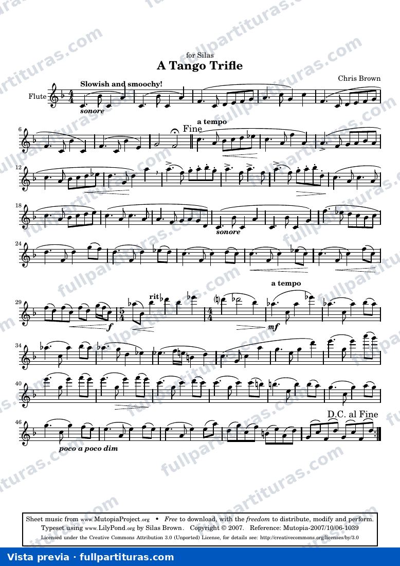 C. J. Brown - A Tango Trifle — preview
